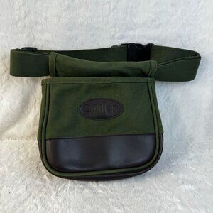 Allen Canvas & Faux Leather Green Hunting/Fishing Range Gear holder Waist Bag